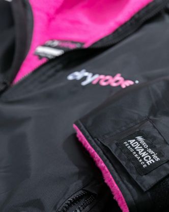 Picture of dryrobe® Advance Long Sleeve - Black Pink