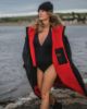 Picture of dryrobe® Advance Long Sleeve - Black Red