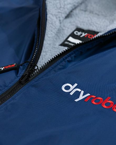 Picture of dryrobe® Advance Long Sleeve - Navy Blue Grey