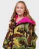 Picture of Kids dryrobe® Advance Long Sleeve - Camouflage Pink