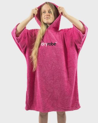 Picture of Adults dryrobe® Organic Cotton Towel Robe - Pink