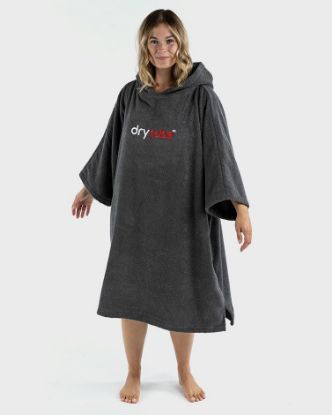Picture of Adults dryrobe® Organic Cotton Towel Robe - Slate Grey