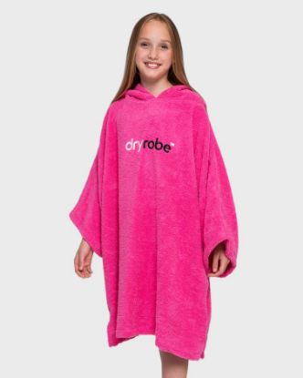 Picture of Kids dryrobe® Organic Cotton Towel Robe - Pink